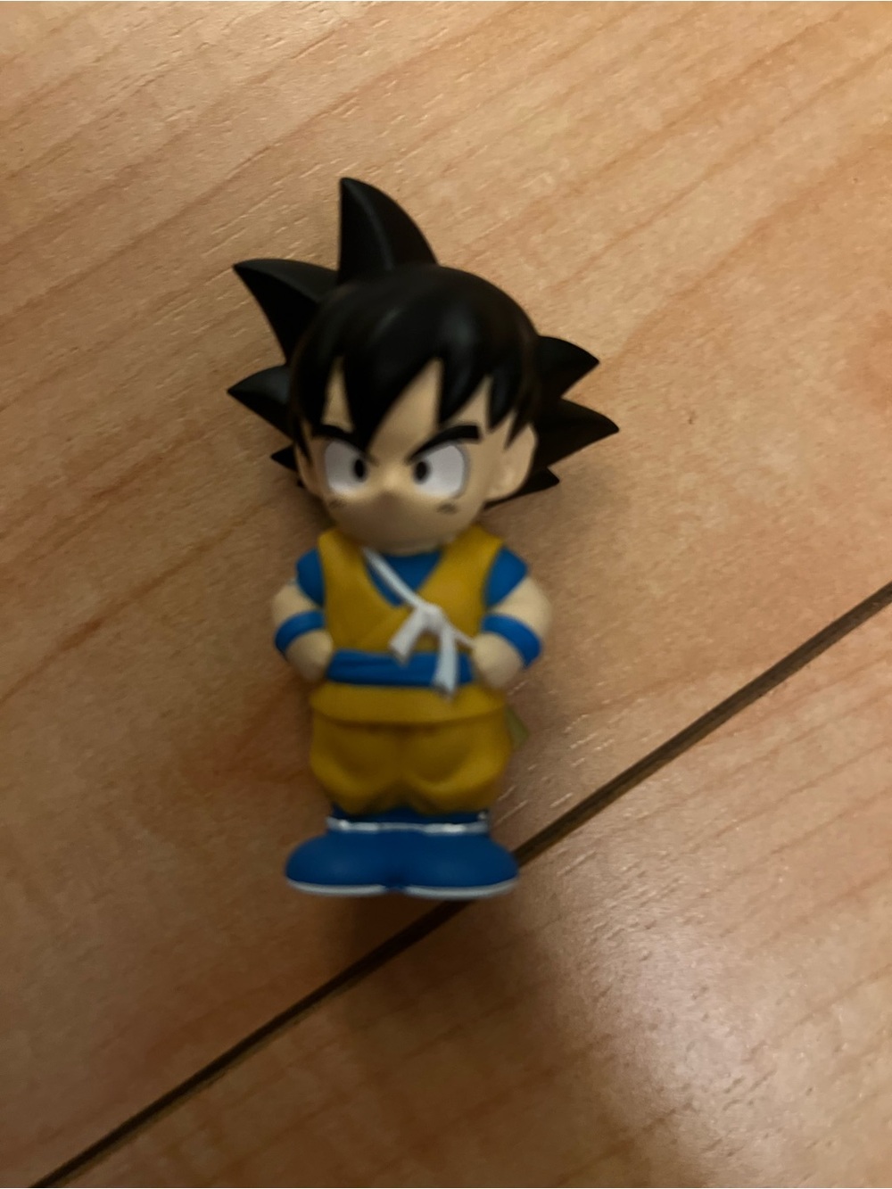 Son Goku soft vinyl mini figure from the Bandai Sofbits Dragon Ball 2 collection